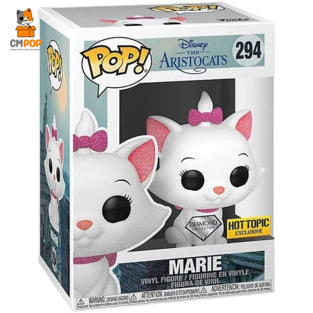 Marie Diamond - #294 Funko Pop! Disney Aristocats Hot Topic Exclusive 7/10 Condition Pop