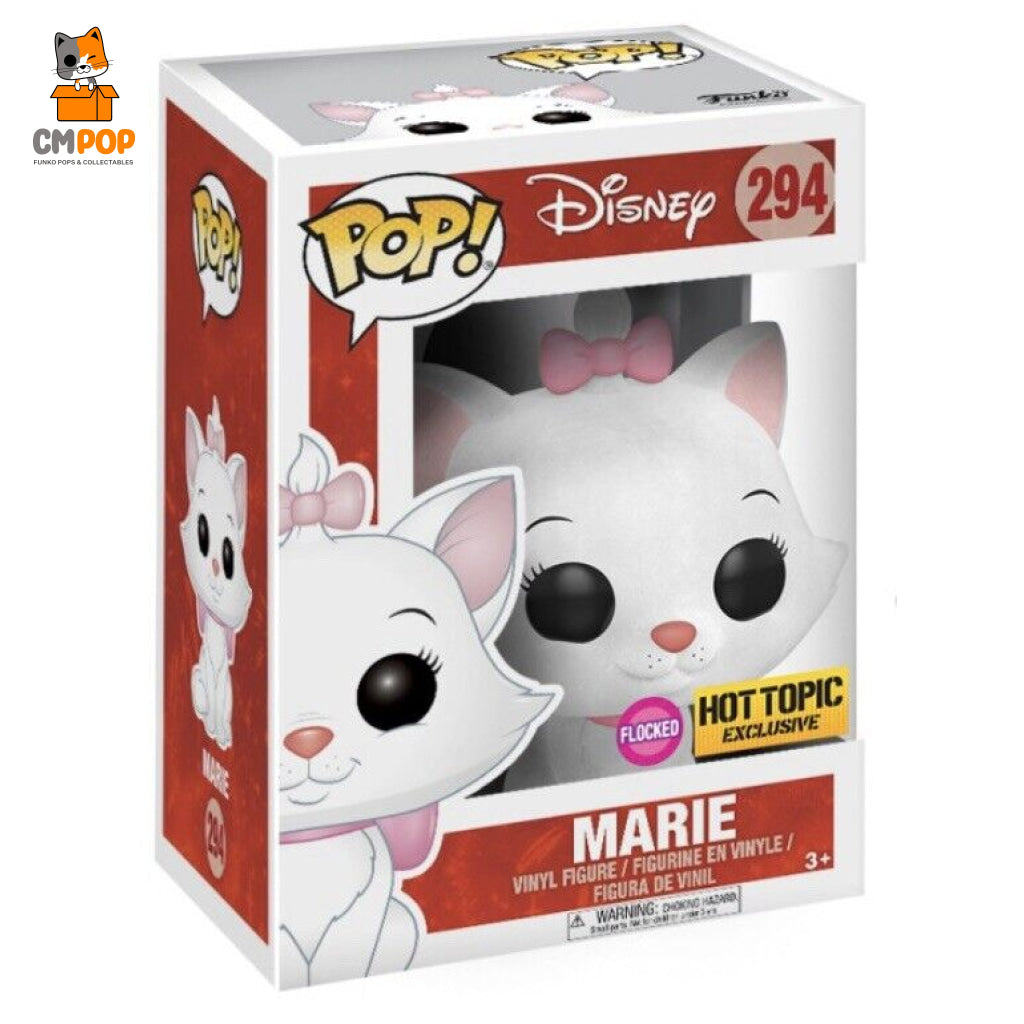 Marie Flocked - #294 Funko Pop! Disney Aristocats Hot Topic Exclusive Pop