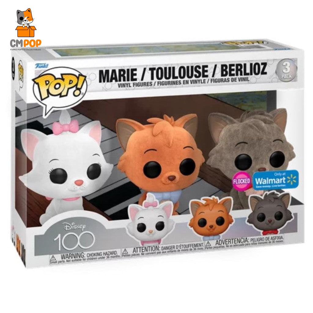 Marie Toulouse Berlioz - Funko Pop! Disney Aristocats Flocked Walmart Exclusive Pop