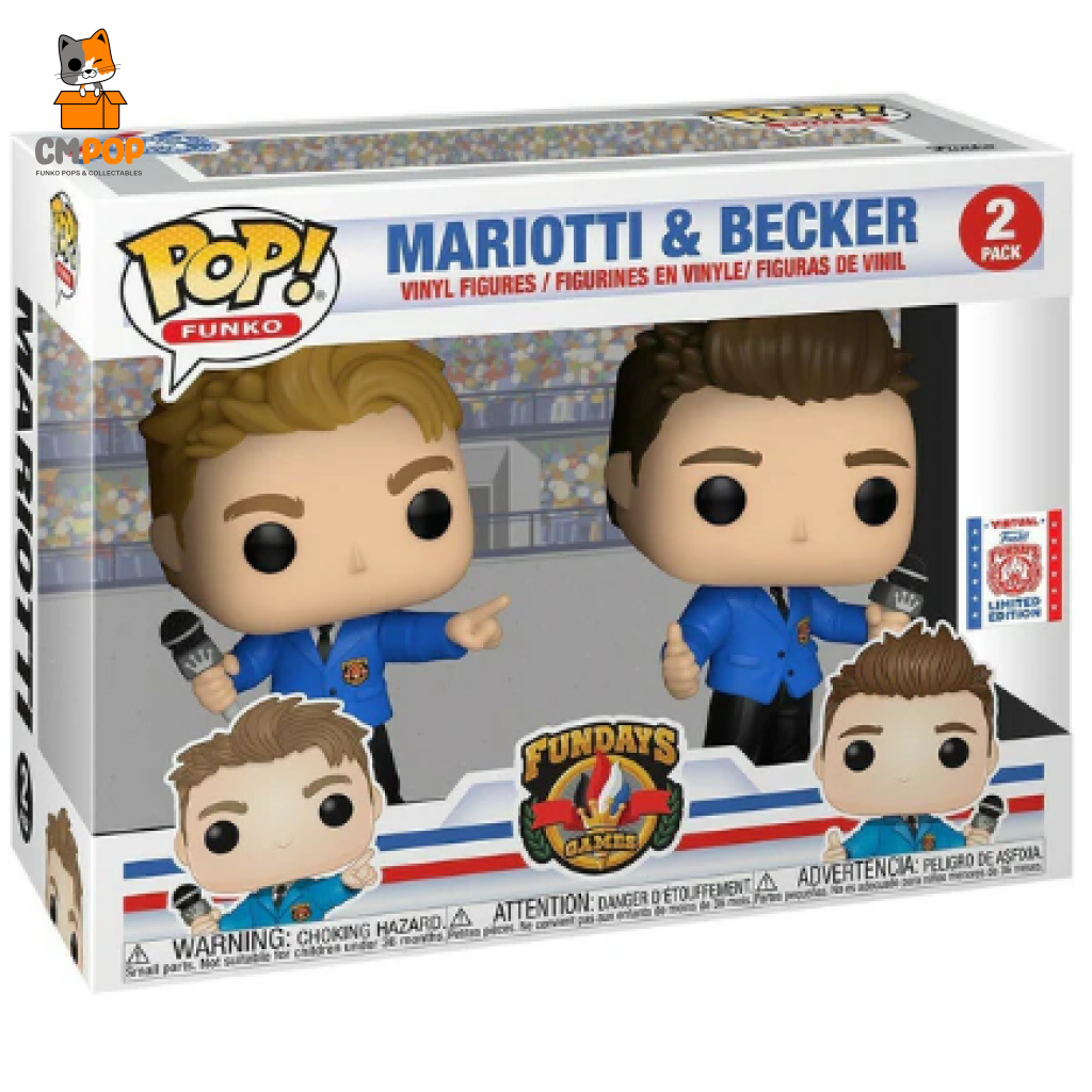 Mariotti & Becker - 2Pk Funko Pop! Fundays Games 2021 Limited Edition Pop