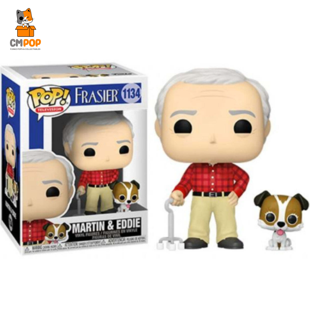 Martin & Eddie - #1134- Funko Pop! Frasier Television Pop