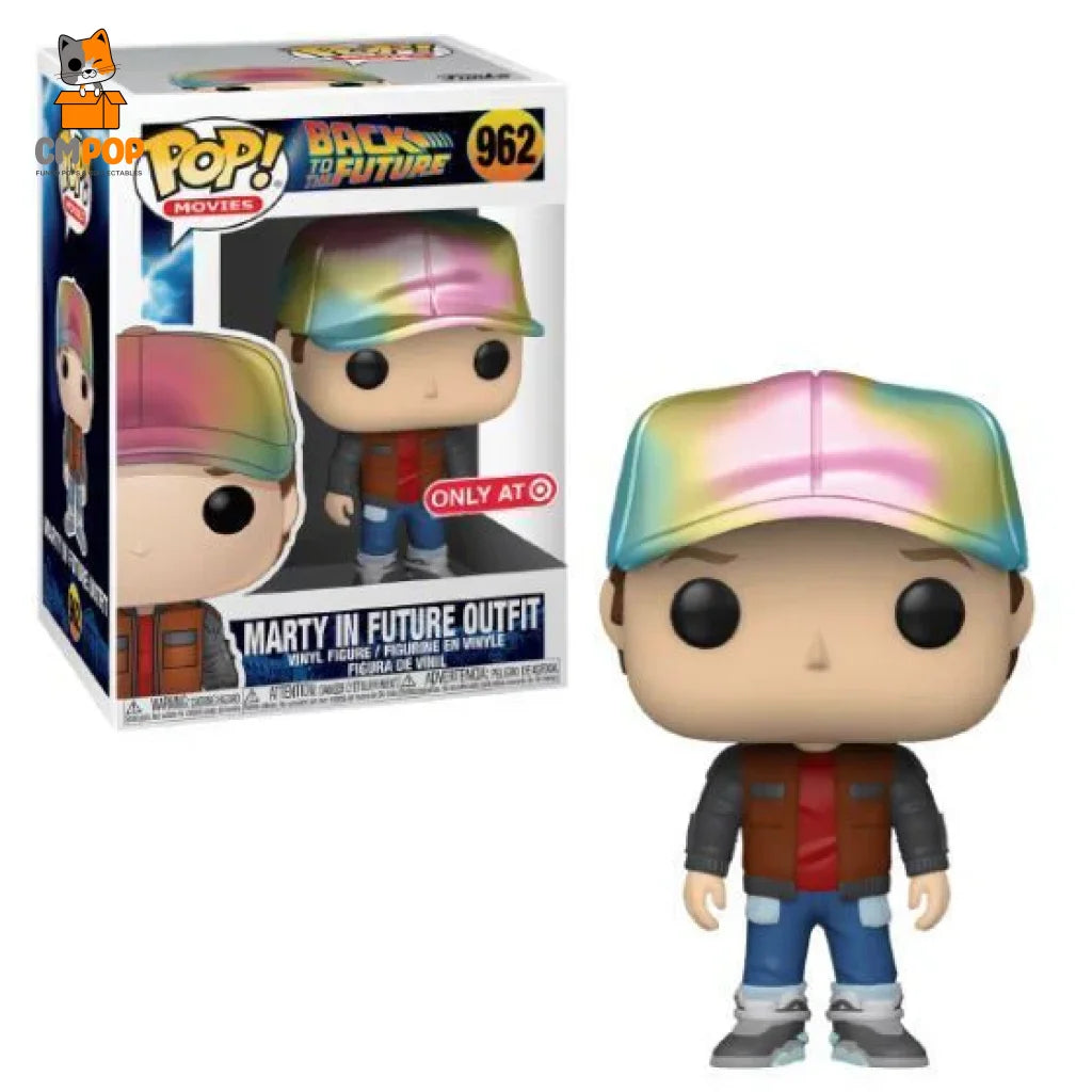 Marty In Future Outfit - #962 Funko Pop! Movies Back To The Target Exclusive