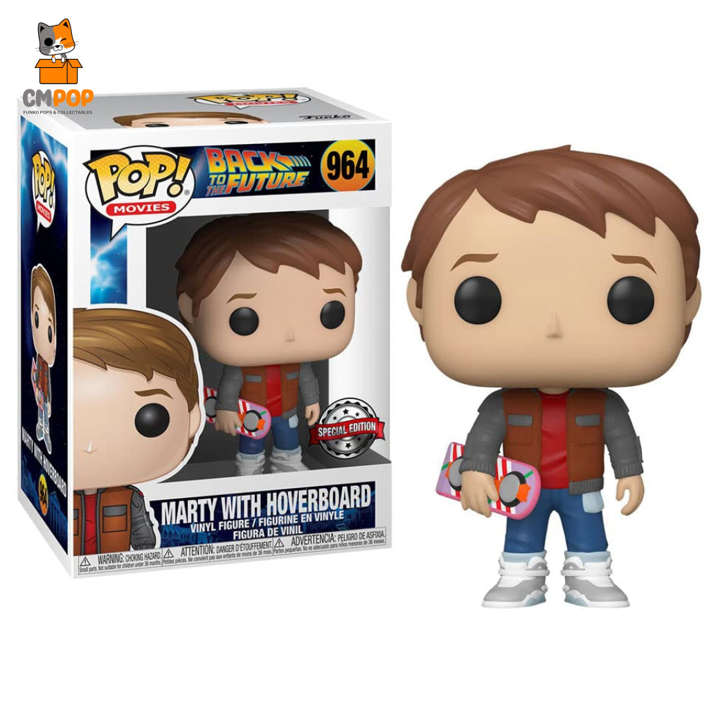 Marty With Hoverboard - #964 Funko Pop! Movies Special Edition