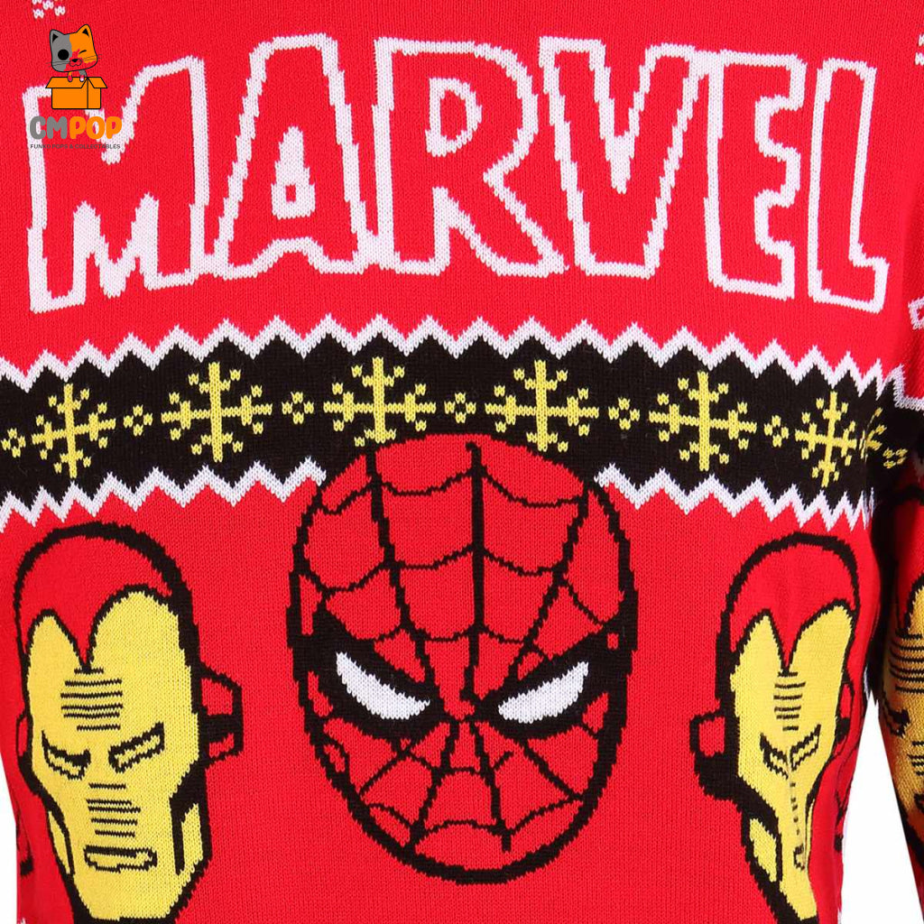 Marvel Comics - Faces (Knitted) Size: Large