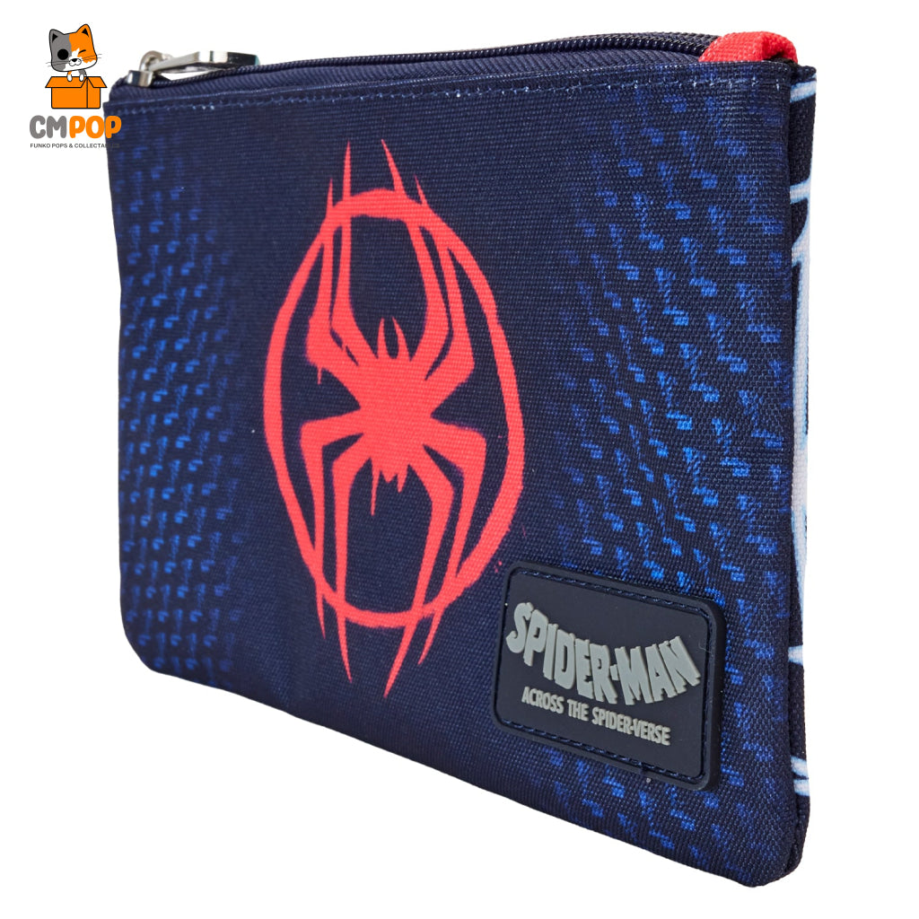 Marvel Spiderverse Miles Morales Nylon Wristlet Wallet - Loungefly