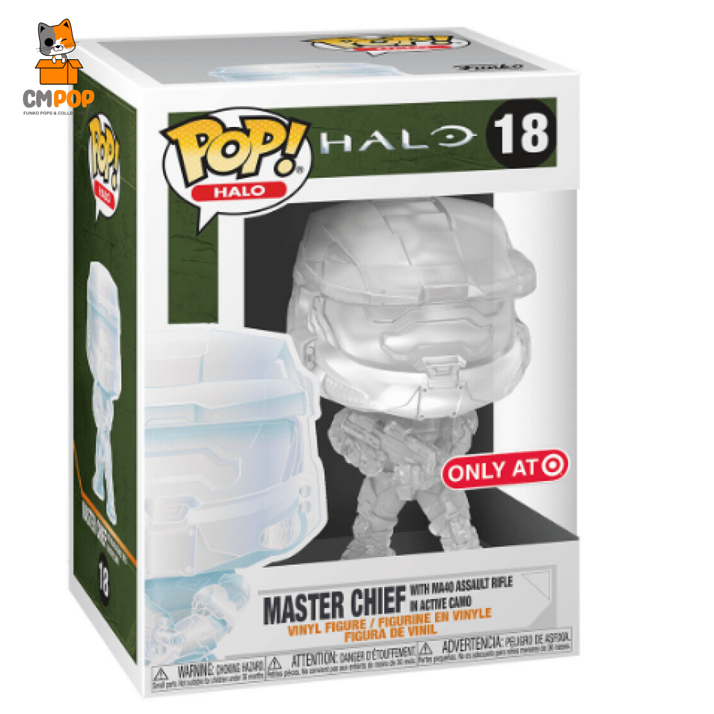 Master Chief With Ma40 Assault Rifle - #18 Funko Pop! Halo Target Exclusive Pop