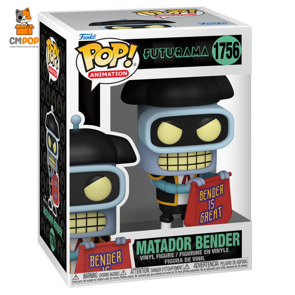 Matador Bender - #1756 Funko Pop! Animation Futurama Pop