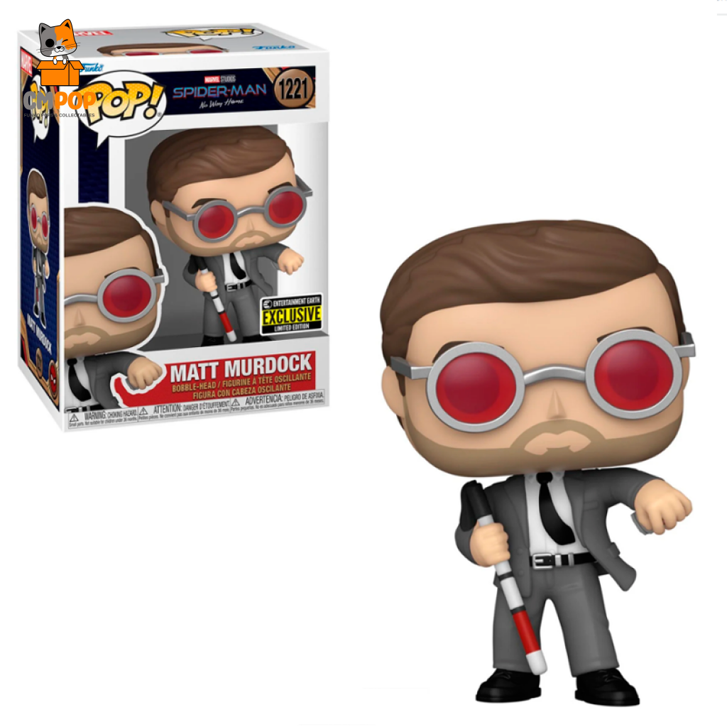 Matt Murdock - #1221 Funko Pop! Spider-Man No Way Home Marvel Entertainment Earth Exclusive