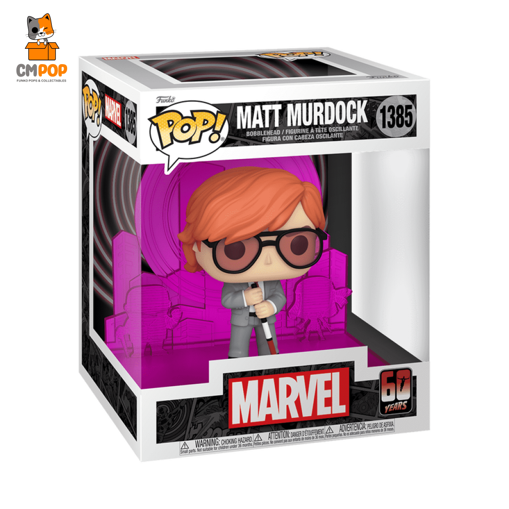 Matt Murdock With Radar - #1385 Funko Pop! Deluxe Marvel 60 Years Of Daredevil. Pop