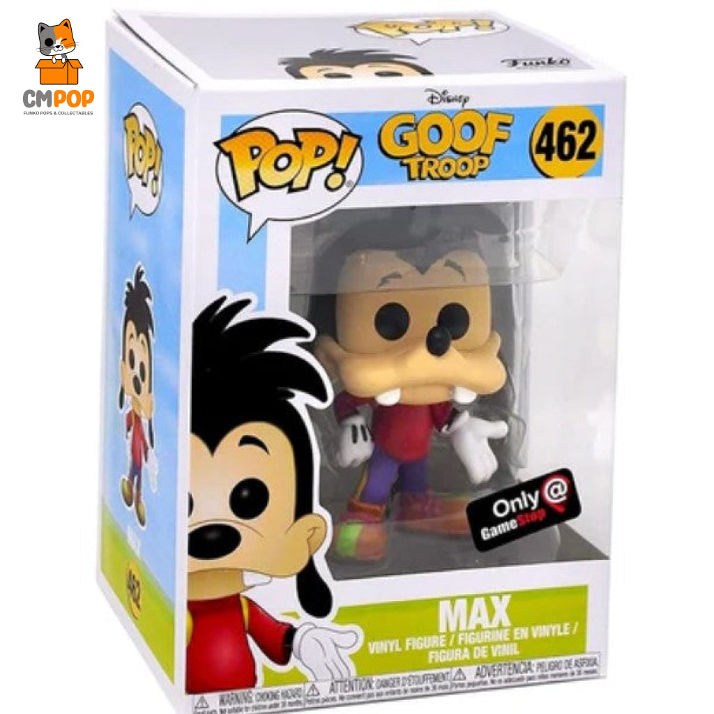 Max - #462 Funko Pop! Disney Goof Troop Only Gamestop