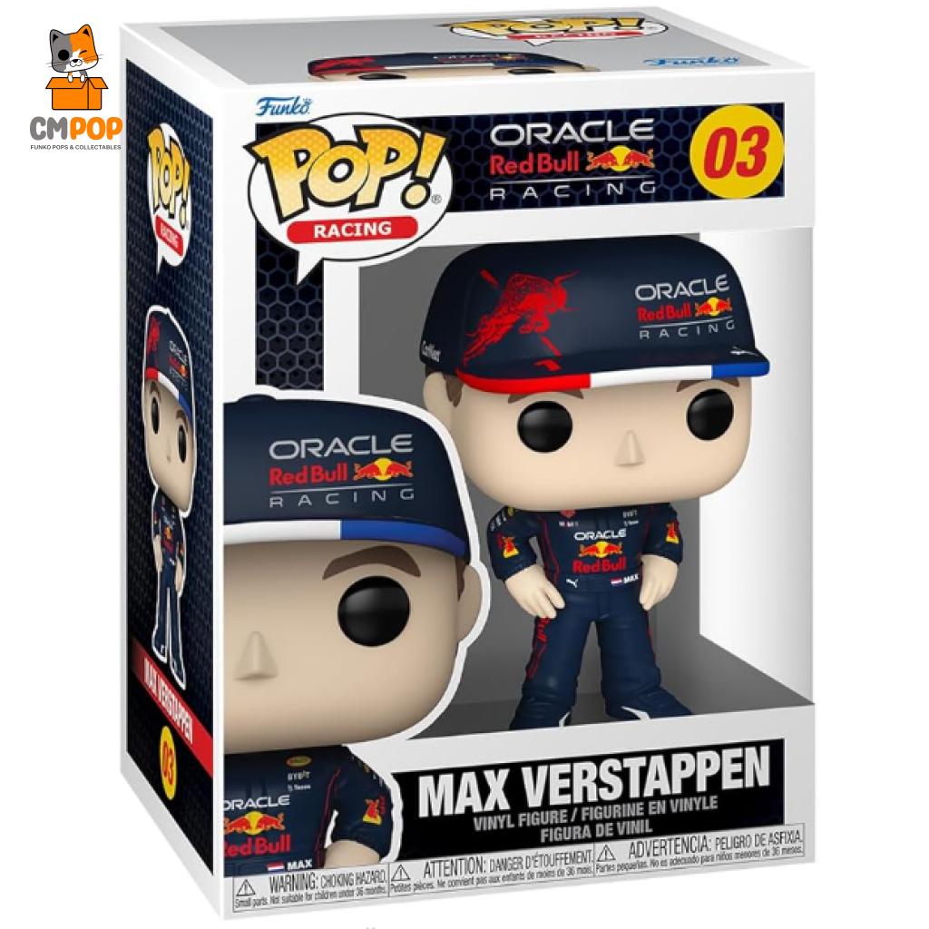 Max Verstappen - #03 Funko Pop! Oracle Red Bull Racing Pop