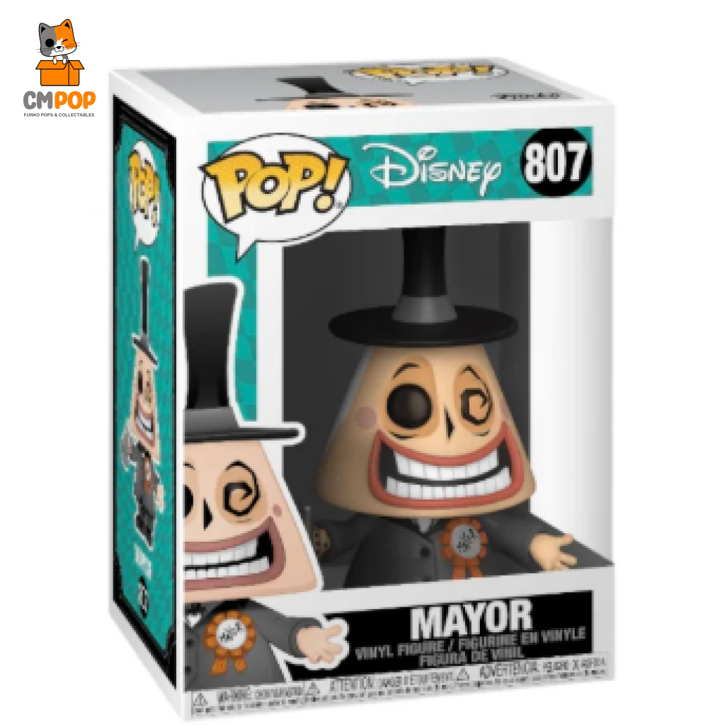 Mayor - #807 Funko Pop! Disney The Nightmare Before Christmas Diamond Collection Hot Topic