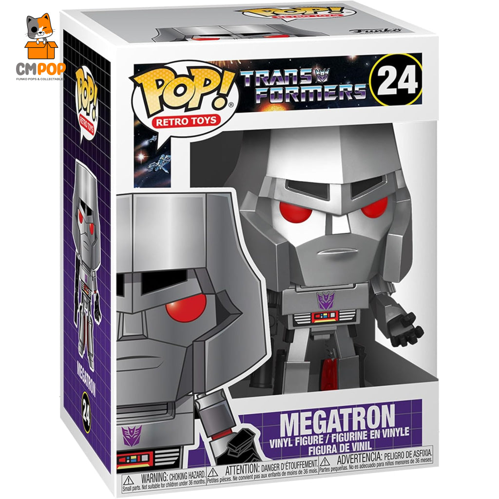 Megatron - #24 Funko Pop! -Retro Toys Transformers Pop