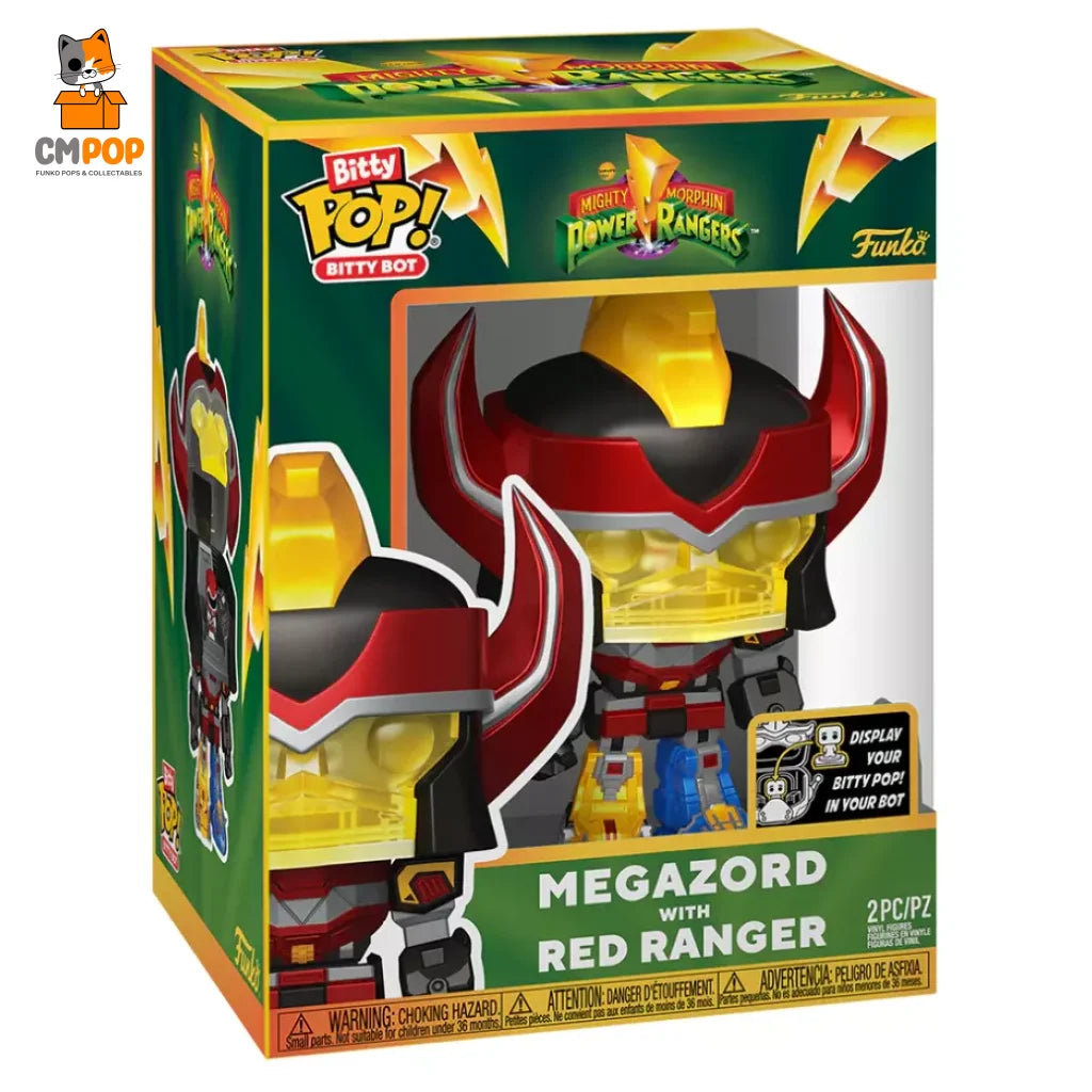 Megazord With Red Ranger - Funko Bitty Pop! Mighty Morphin Power Rangers Pop