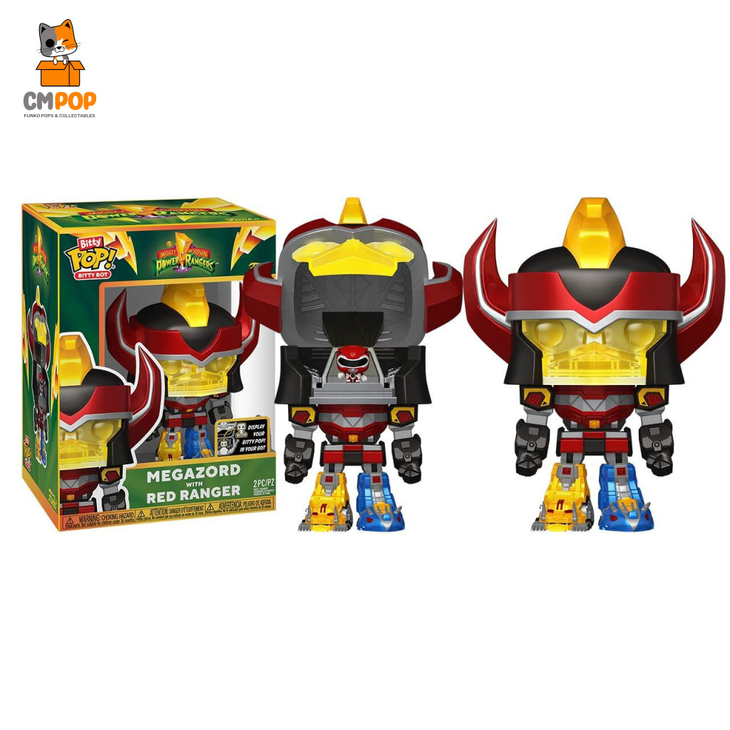 Megazord With Red Ranger - Funko Bitty Pop! Mighty Morphin Power Rangers Pop