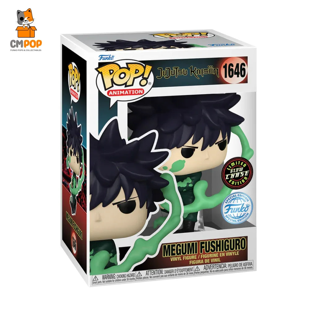 Megumi Fushiguro Painting - #1646- Funko Pop! Jujutsu Kaisen Animation -Funko Special Edition Gitd