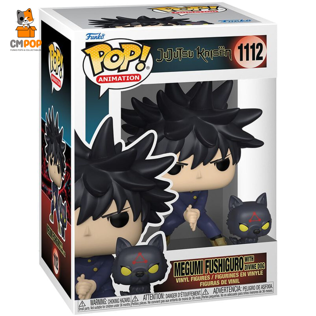 Megumi Fushiguro With Divine Dog - #1112 Funko Pop! Jujutsu Kaisen Pop