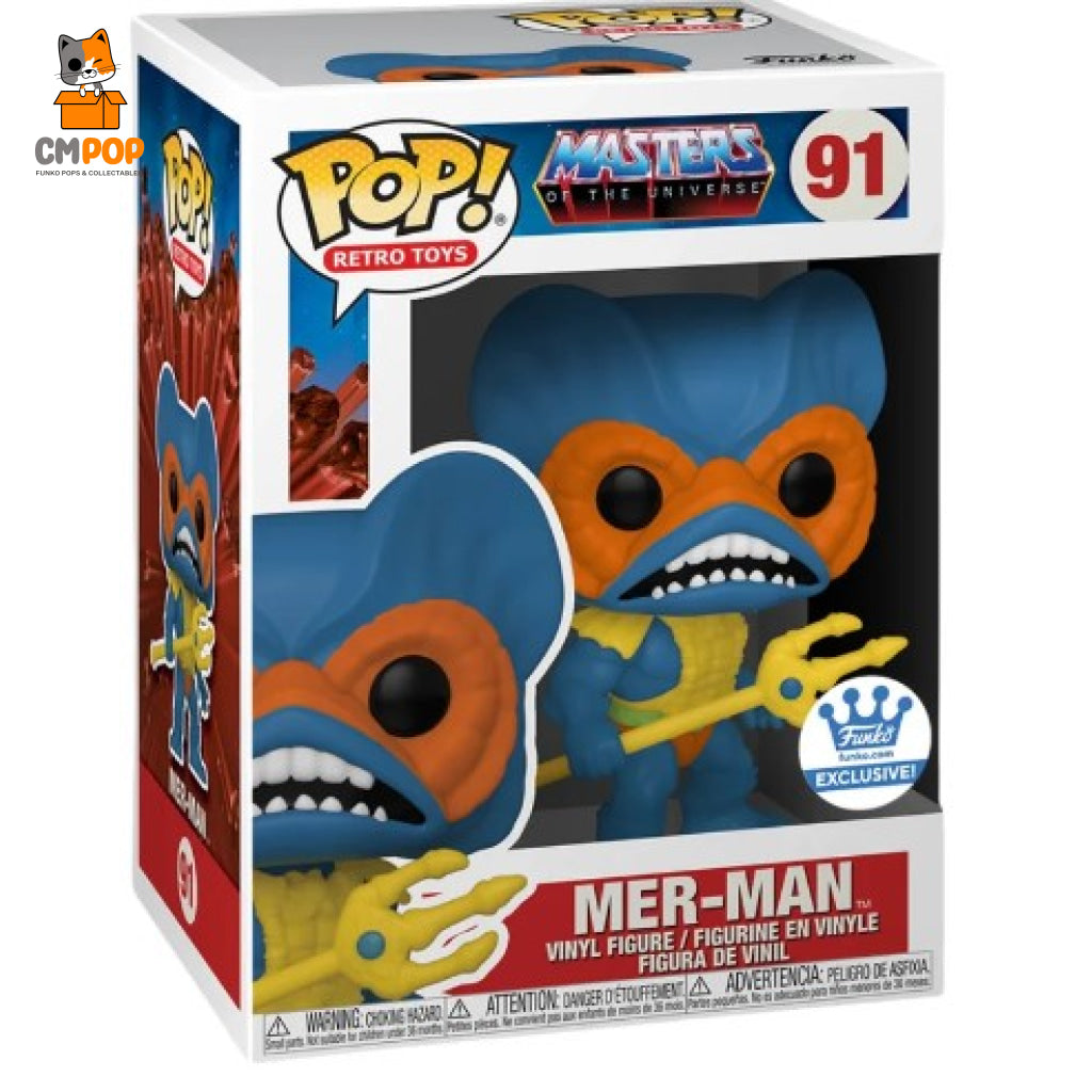 Mer-Man - #91 Funko Pop! Retro Toys Masters Of The Universe Exclusive