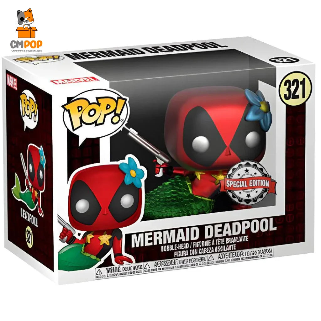 Mermaid Deadpool - #321 Funko Pop! Marvel Special Edition