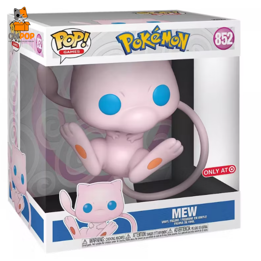 Mew - #852 Funko Pop! Games Pokémon Target Exclusive Jumbo Pop