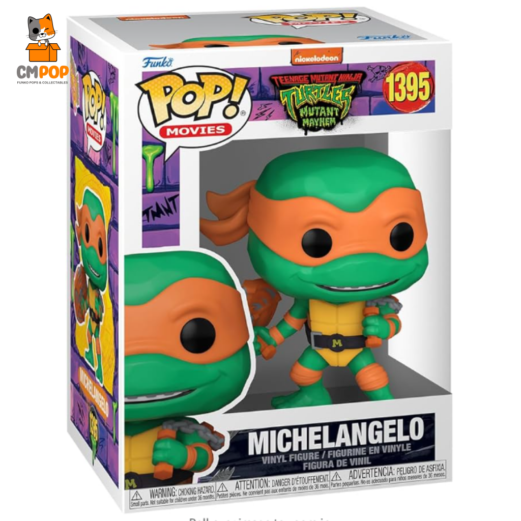 Michelangelo - #1395 Funko Pop! Teenage Mutant Ninja Turtles (Tmnt) Pop