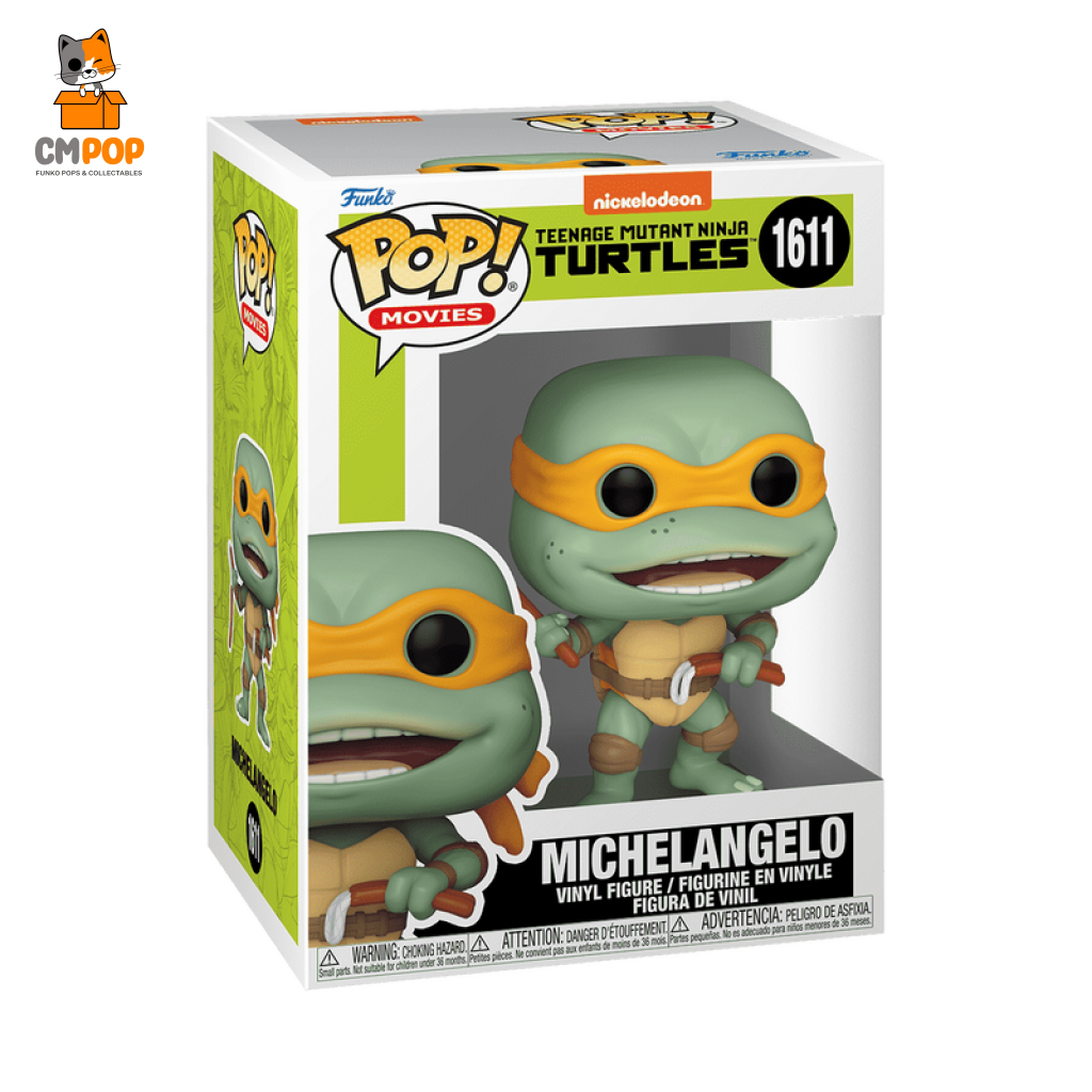 Michelangelo - #1611 - Funko Pop! - Movies - Nickelodeon - Teenage Mutant Hero Turtles Funko Pop