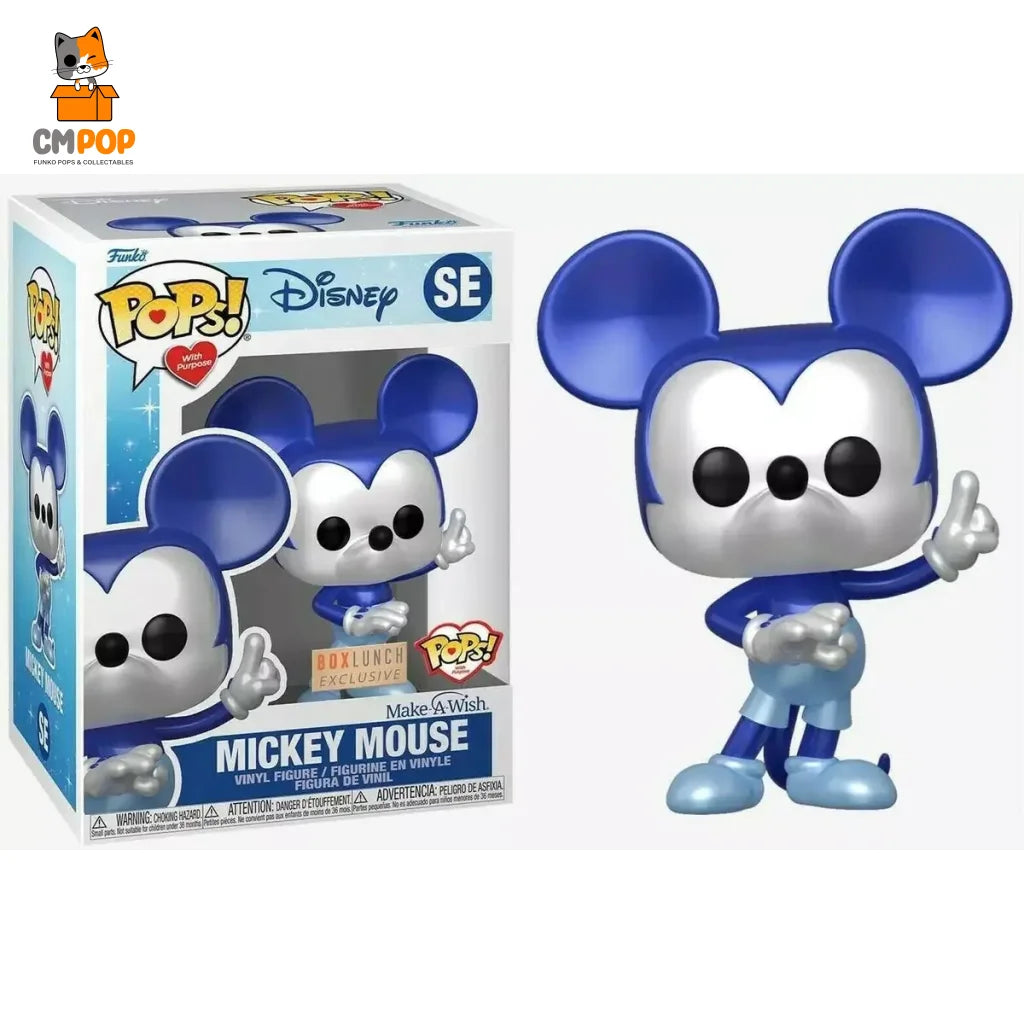 Mickey Mouse (Make A Wish) - Se Funko Pop! Disney Pops Box Lunch Exclusive