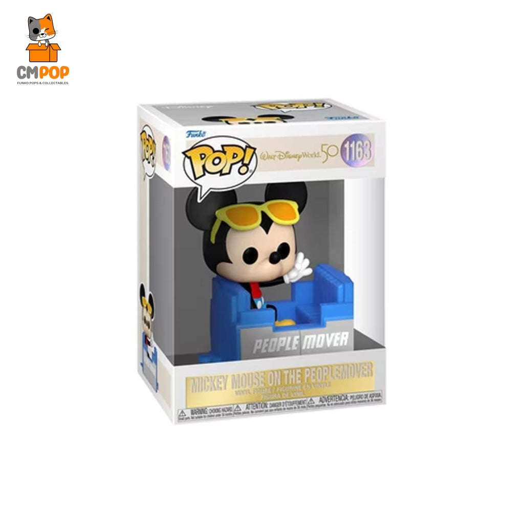 Mickey Mouse On The Peoplemover - #1163 Funko Pop! Disney Pop