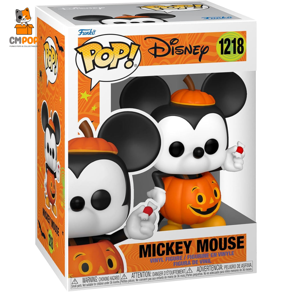 Mickey Mouse (Trick Or Treat) - #1218 Funko Pop! Disney Pop