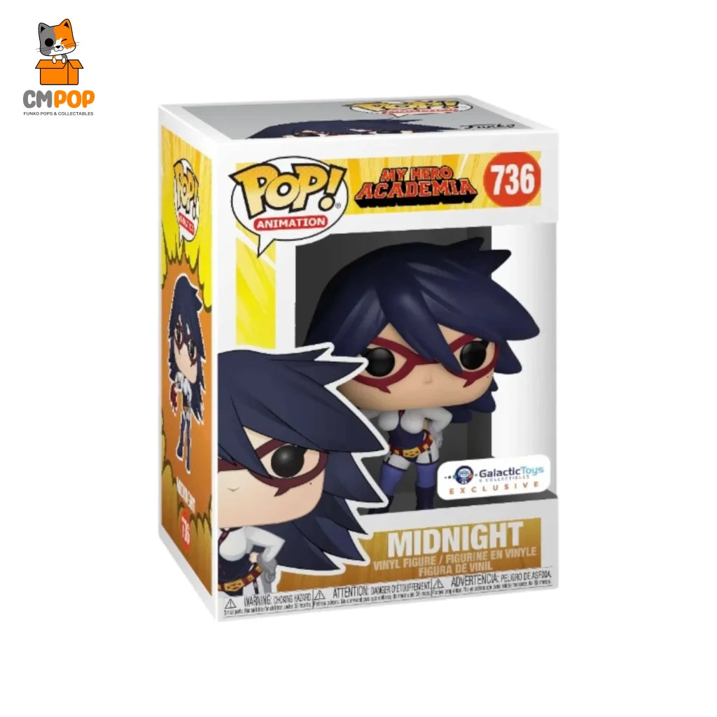 Midnight - #736 Funko Pop! My Hero Academia Galactic Toys Exclusive Pop