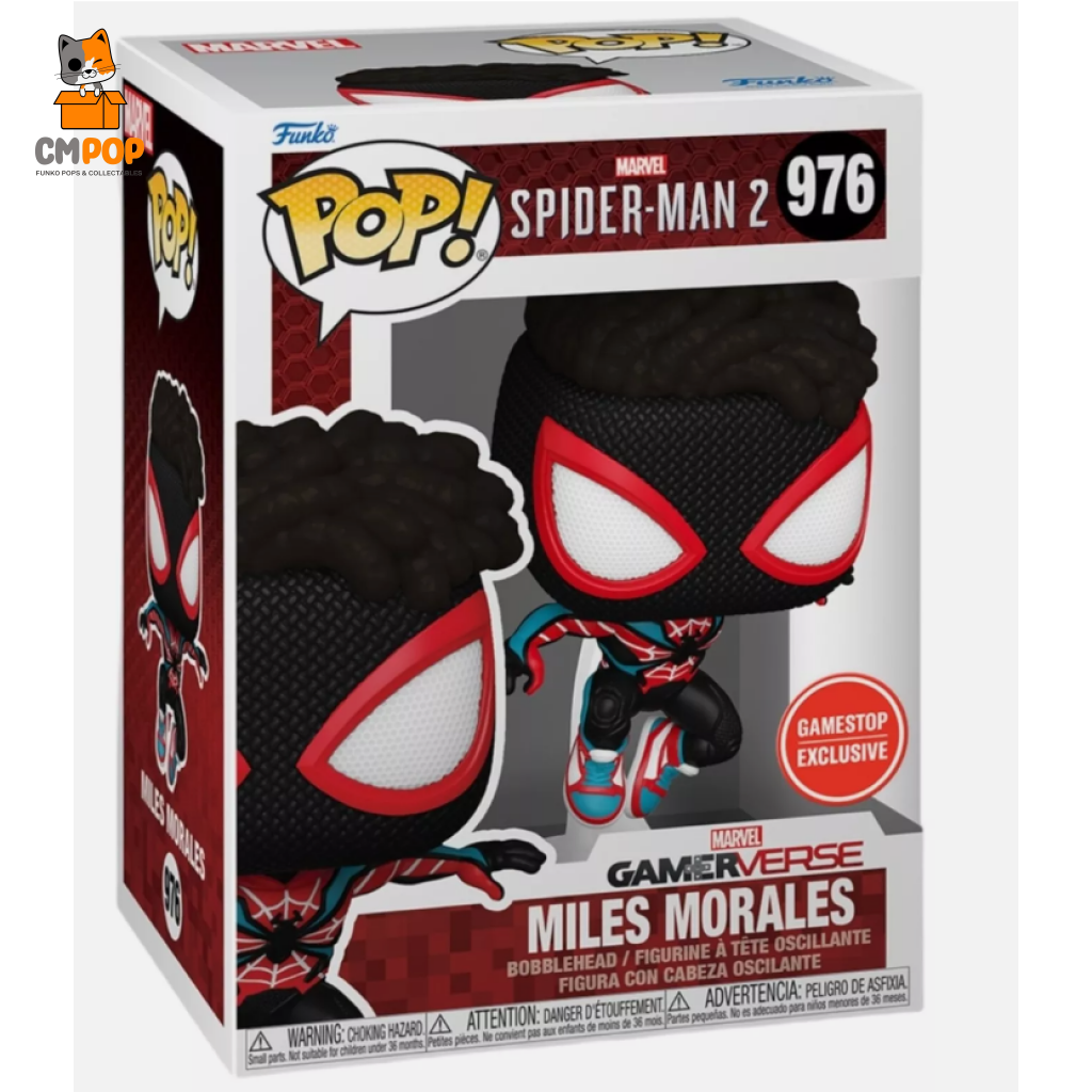 Miles Morales - #976 Funko Pop! Marvel Spider-Man 2 Gamestop Exclusive Pop