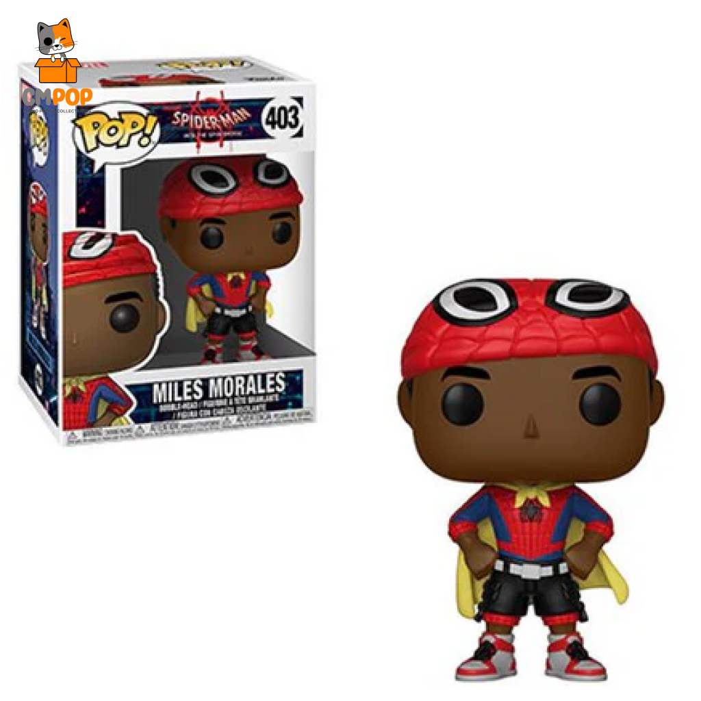 Miles Morals - #403 Funko Pop! Marvel -Spider-Man Into The Spiderverse Pop