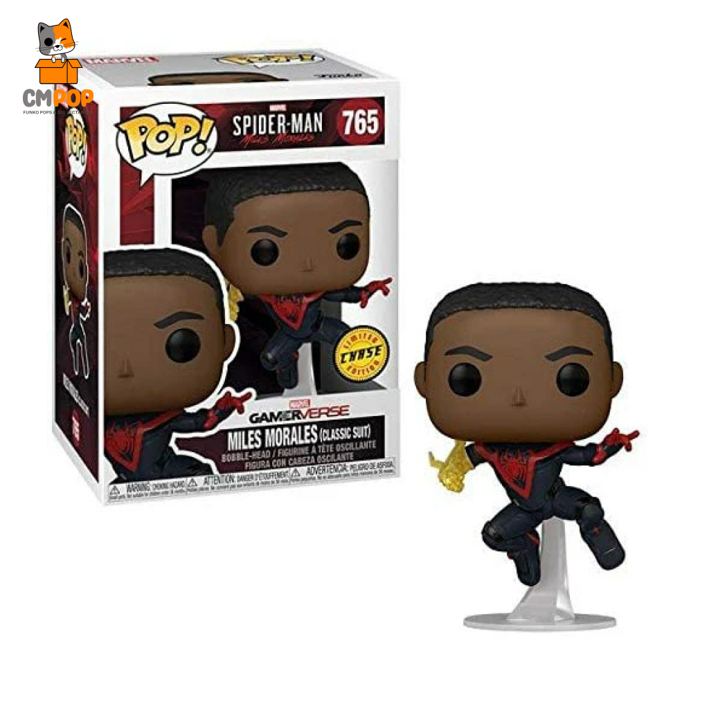 Miles Morals (Classic Suit) - #765 Funko Pop! Marvel -Spider-Man Chase Exclusive Pop