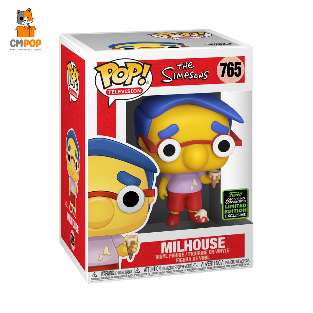 Milhouse - #765 Funko Pop! The Simpsons Spring Con 2020 Exclusive Pop