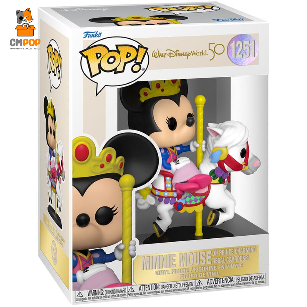 Minnie Mouse On Carrousel - #1251 Funko Pop! Disney 50 Pop