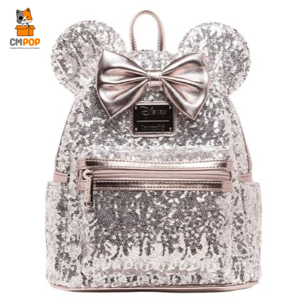 Minnie Mouse Sequin Backpack -Disney - Loungefly Backpack