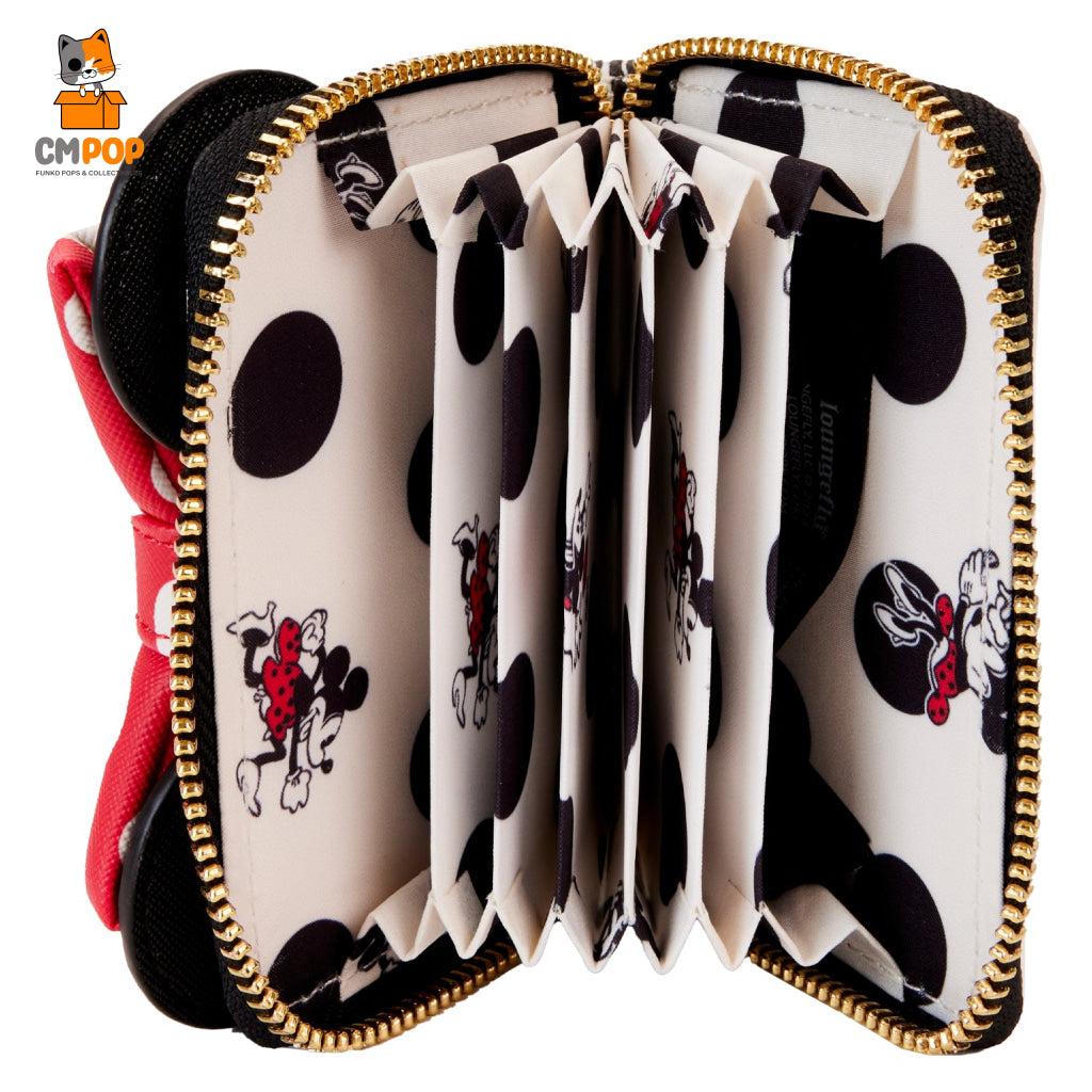 Minnie Rocks The Dots - Disney Loungefly Accordion Card Holder