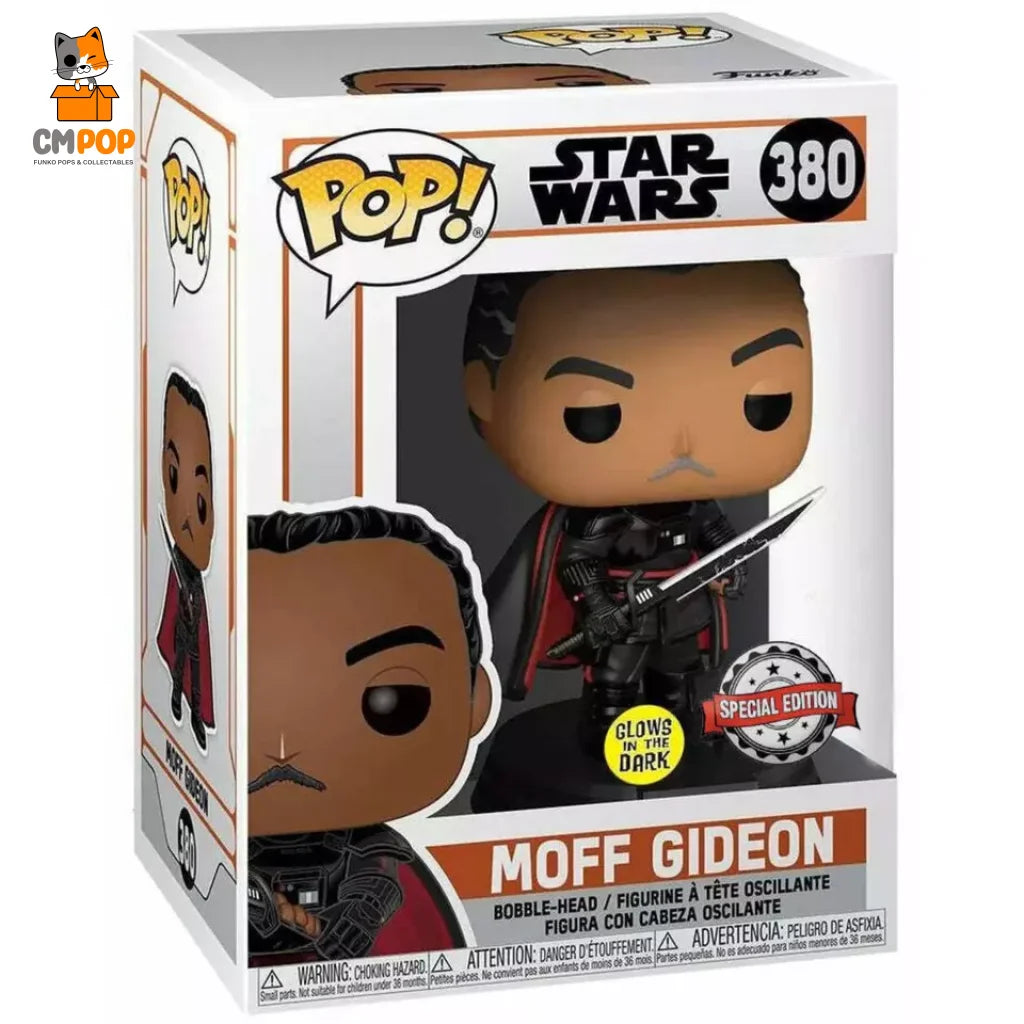 Moff Gideon - #380 Funko Pop! Star Wars Glows In The Dark Special Edition