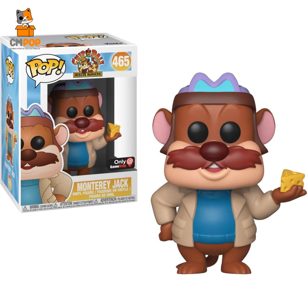 Monterey Jack- #465 - Funko Pop! Disney Chip And Dale Rescue Rangers Game Stop Exclusive Pop