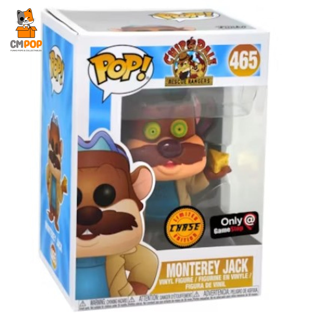 Monterey Jack- #465 - Funko Pop! Disney Chip And Dale Rescue Rangers Game Stop Exclusive Chase