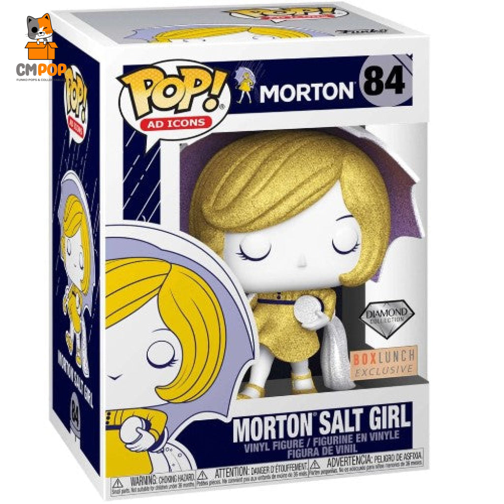 Morton Salt Girl - #84 Funko Pop! Ad Icons Diamond Collection Box Lunch Special Edition