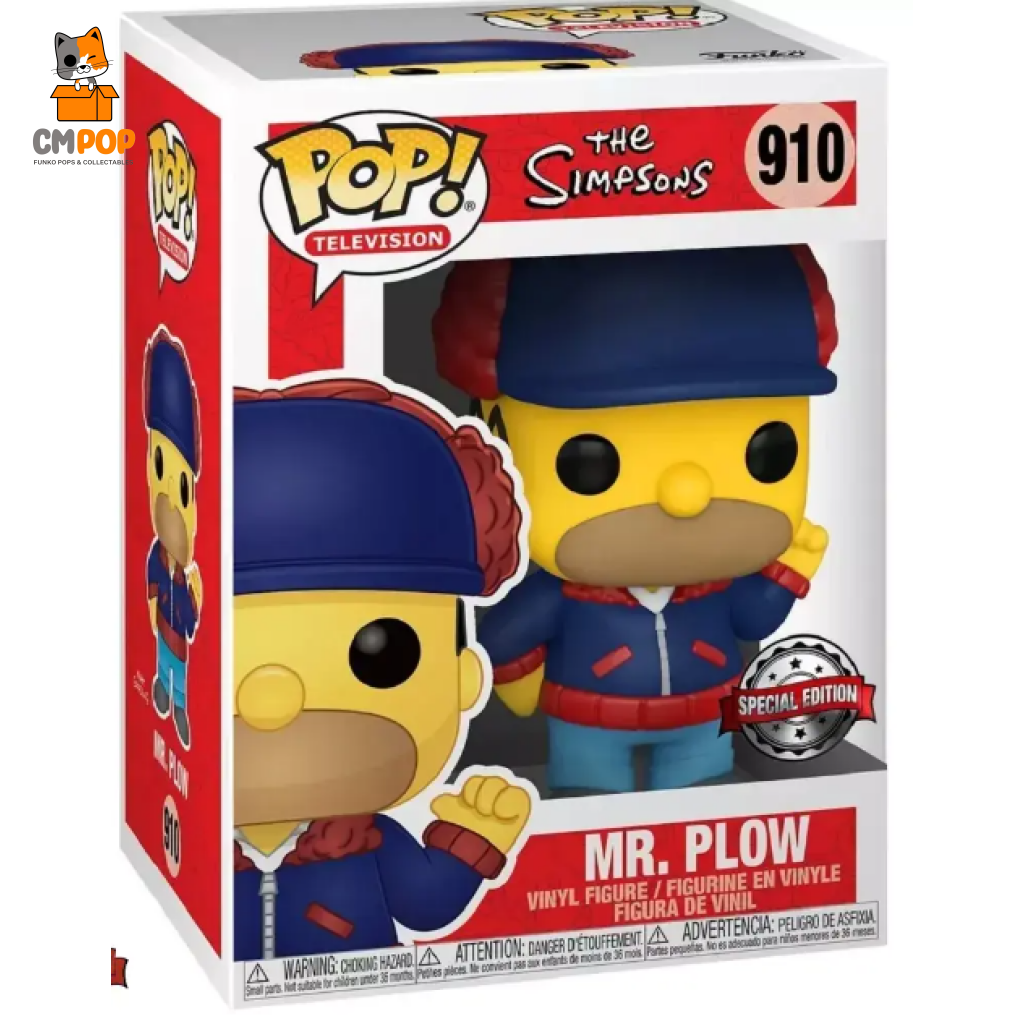 Mr Plow - #910 Funko Pop! The Simpsons Special Edition Exclusive Pop