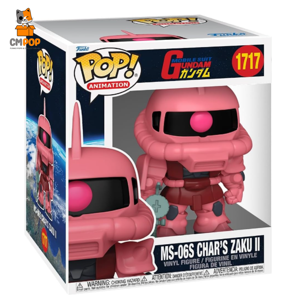 Ms-06S Chars’s Zaku Ii - #1717 Funko Pop! Mobile Suit Gundam Super Pop