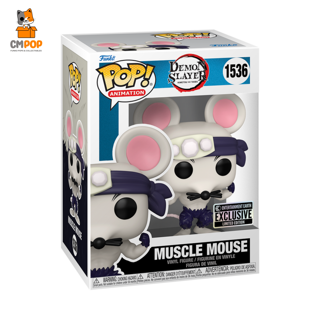 Muscle Mouse - #1536 Funko Pop! Demon Slayer Entertainment Earth Exclusive Pop