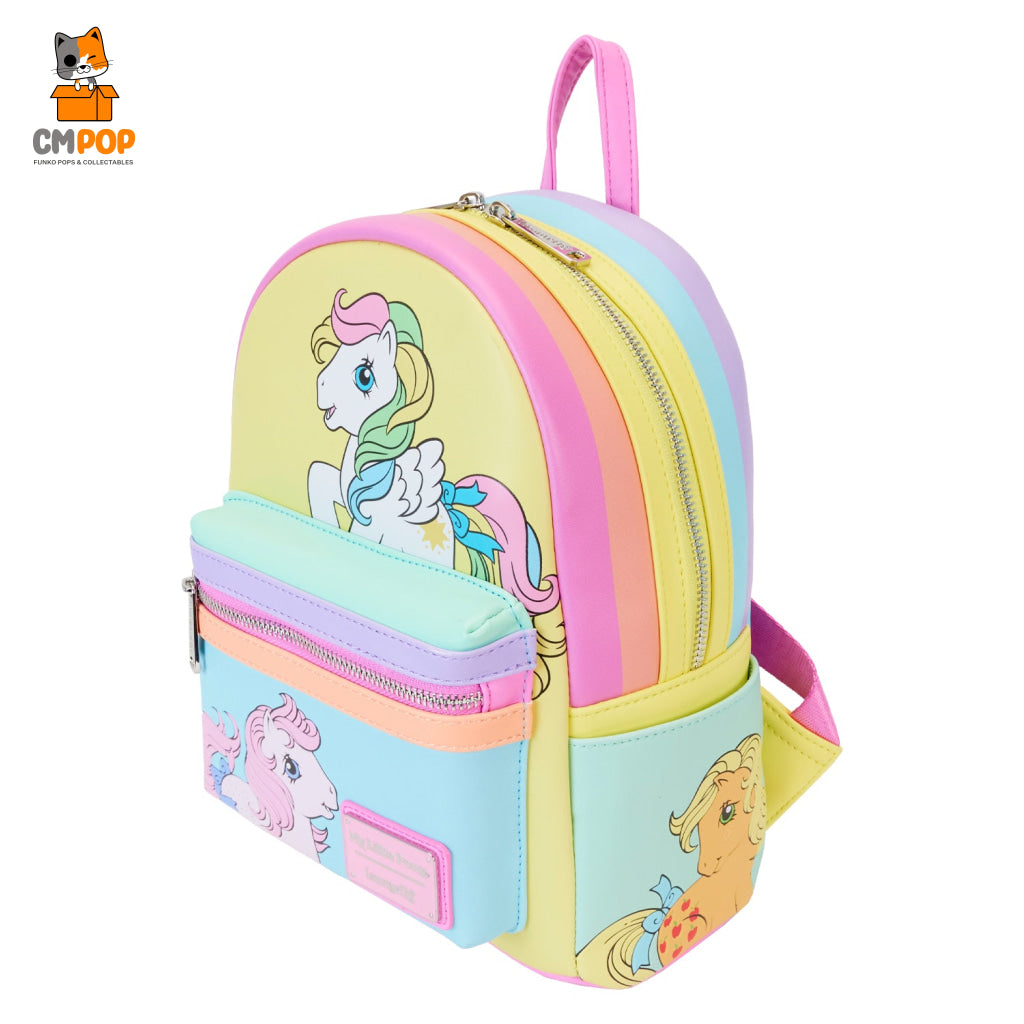 My Little Pony Colour Block Mini Backpack - Loungefly