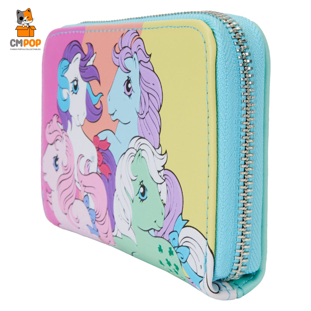 My Little Pony Colour Block Zip Around Wallet - Loungefly