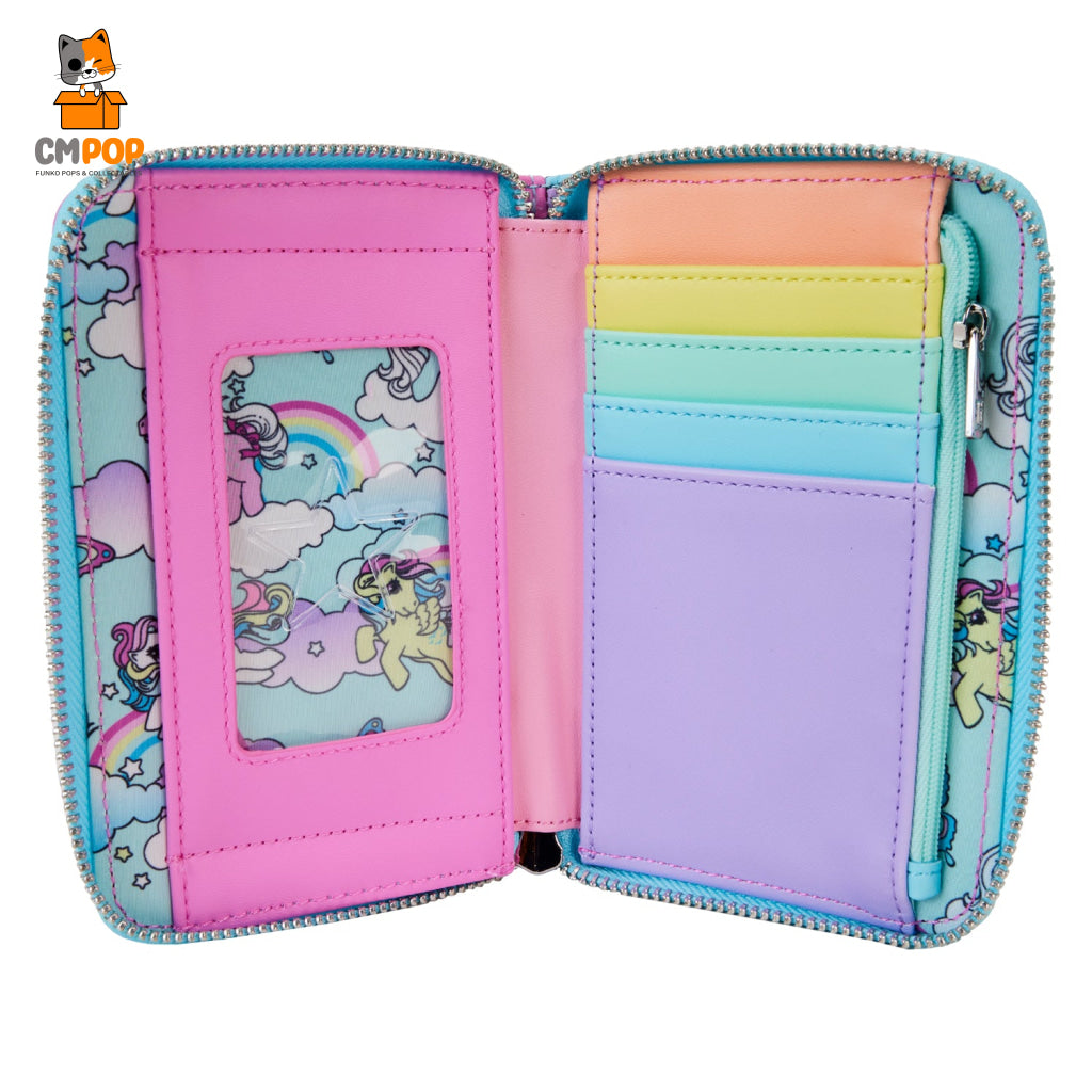 My Little Pony Colour Block Zip Around Wallet - Loungefly