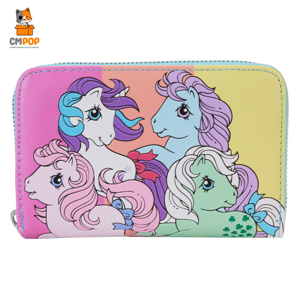 My Little Pony Colour Block Zip Around Wallet - Loungefly