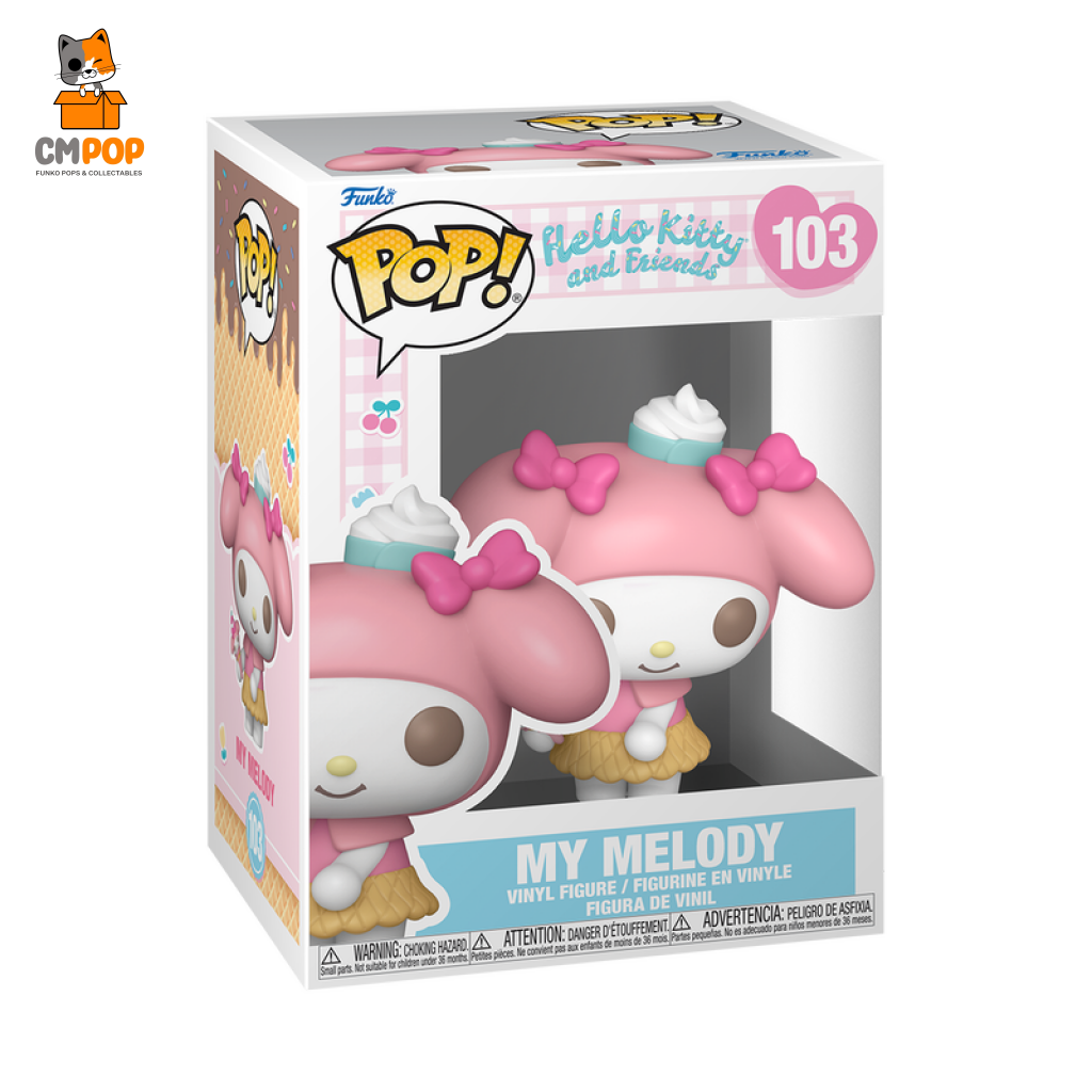 My Melody With Ice Cream - #103 Funko Pop! Hello Kitty And Friends Pop