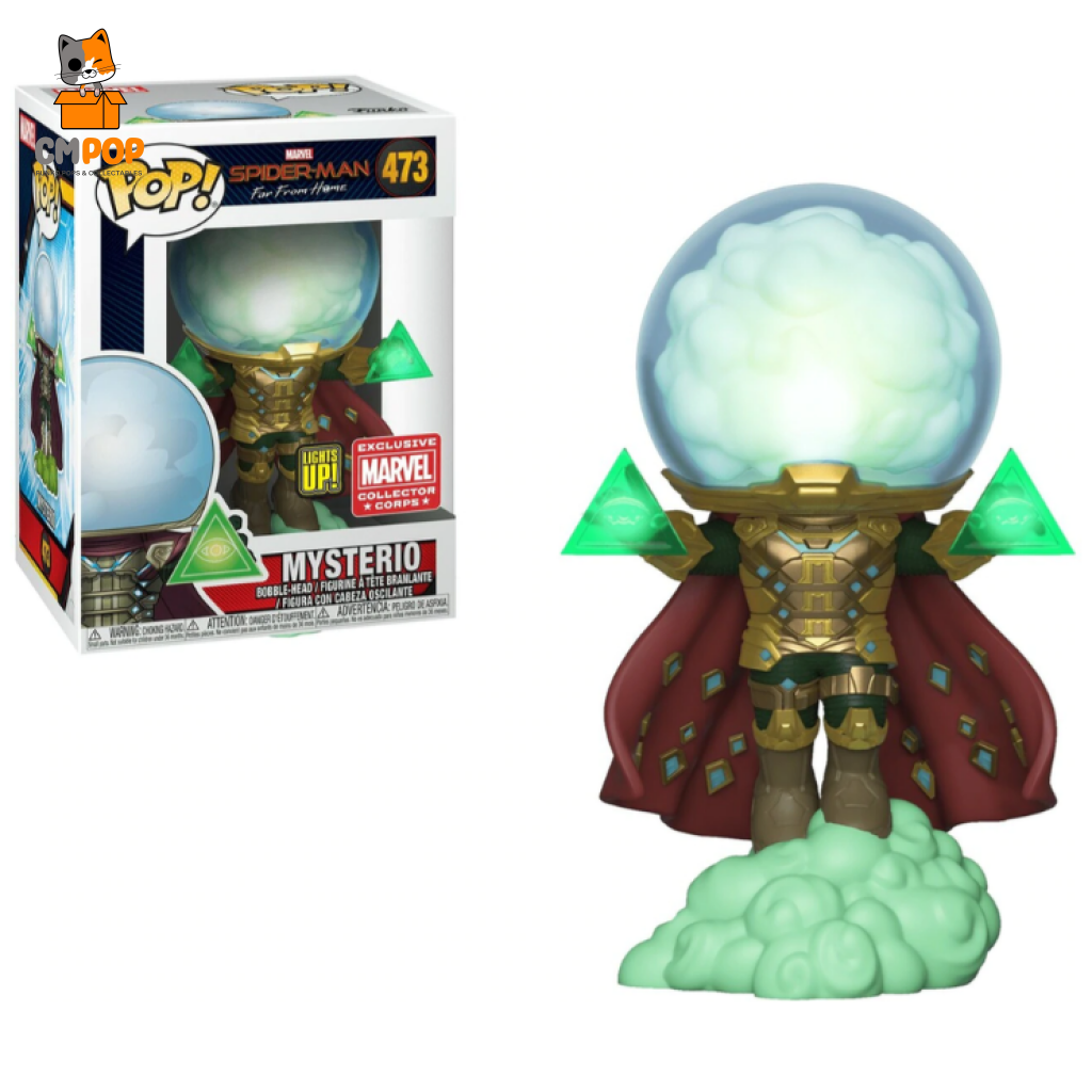 Mysterio - #473- Funko Pop! Marvel Mcc Exclusive Lights Up! Pop